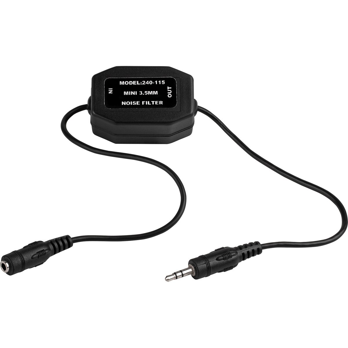 3.5mm Stereo Audio Ground Loop Isolator Male to Female